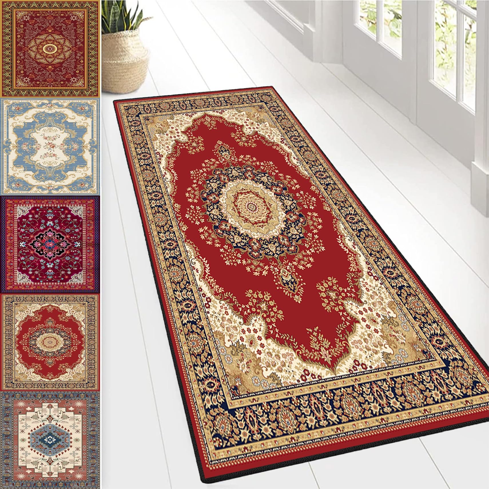 Tapis de couloir grand format 88 x 460 cm absorbant et personnalisable