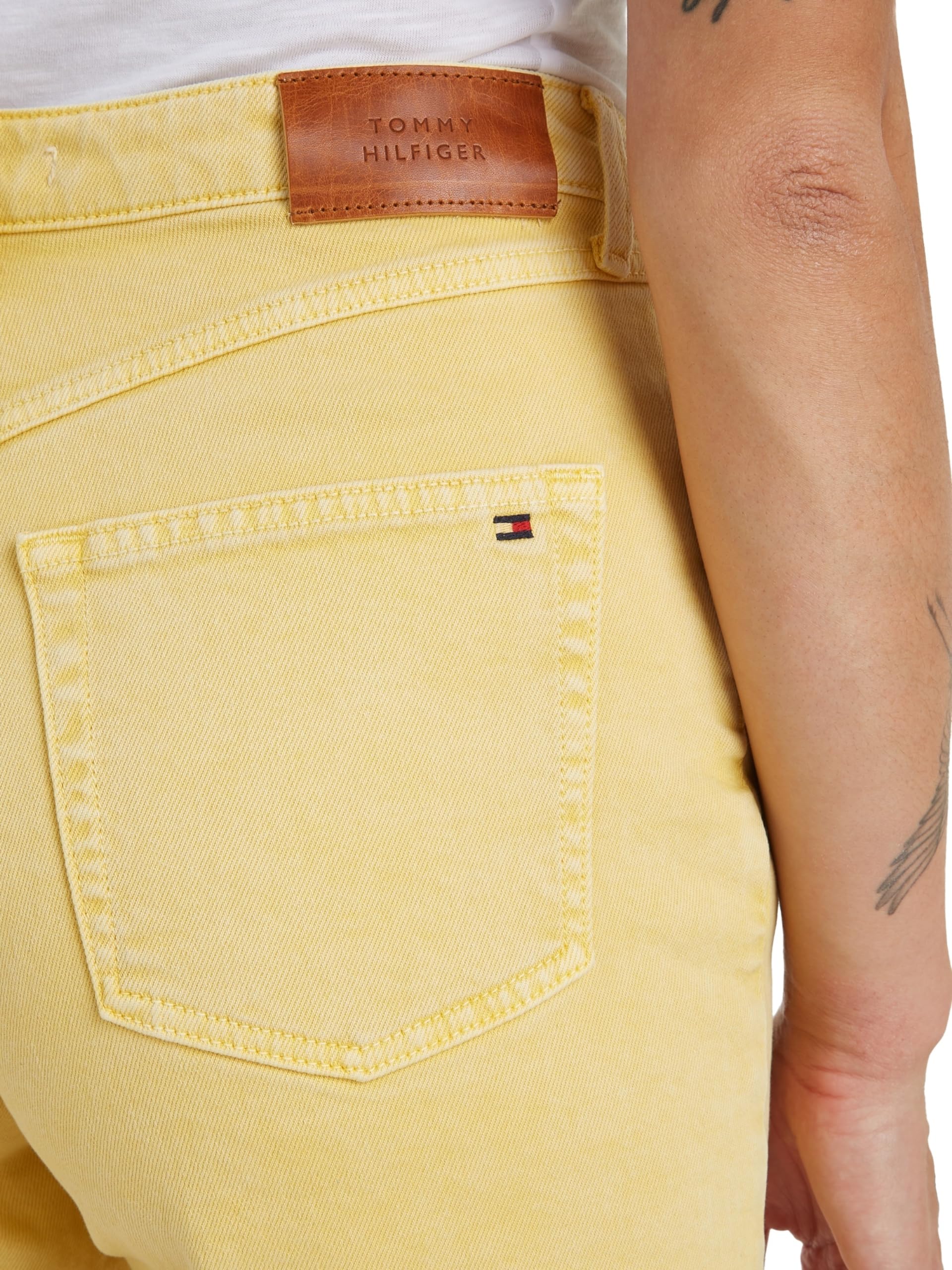 Tommy Hilfiger Vaqueros cortos Mujer Straight Short Tejido elástico