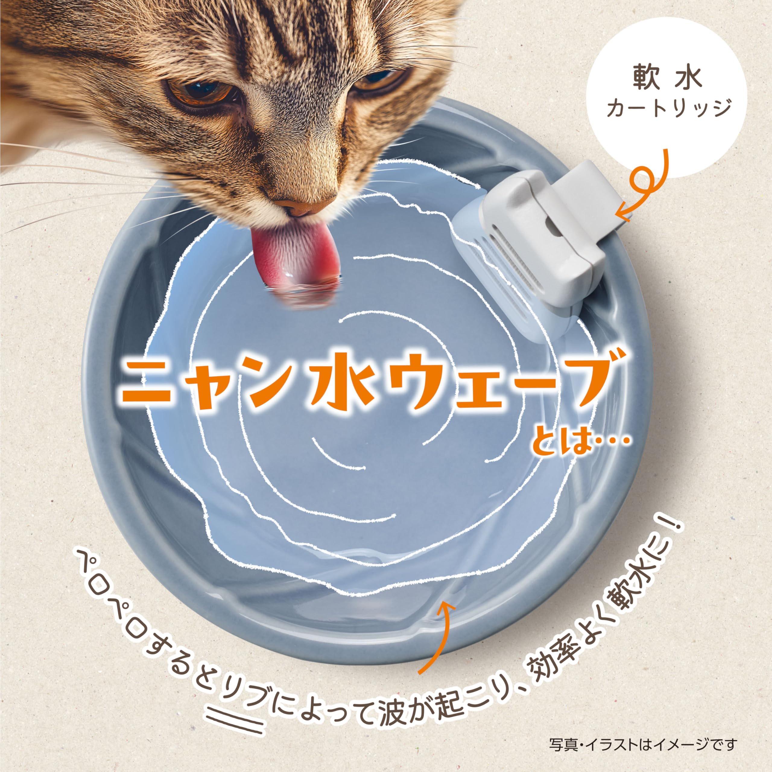 Amazon | ジェックス ピュアクリスタル 超ニャン水ボウル ブルー 陶器