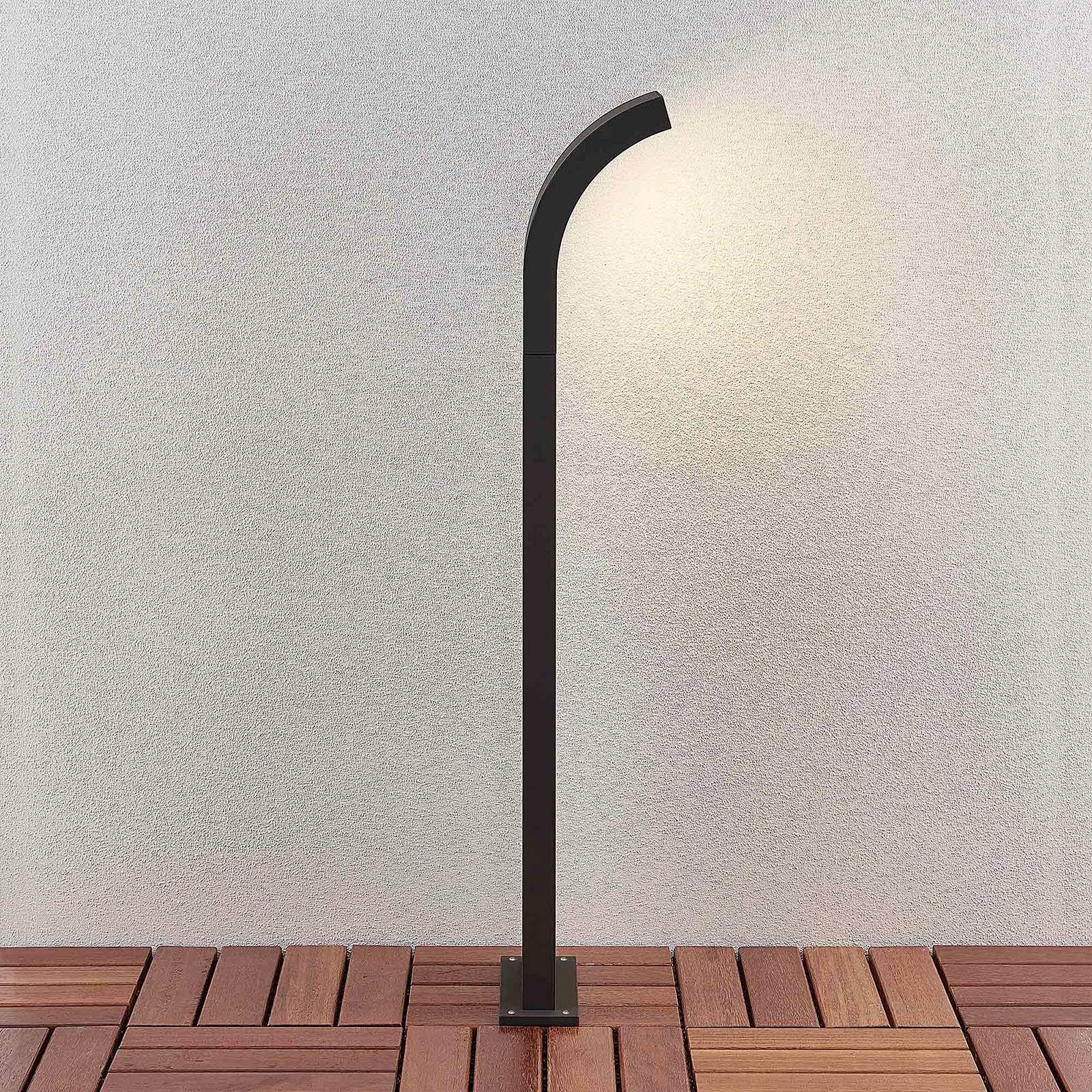 Arcchio LED Wegeleuchte/Pollerleuchte, Höhe: 100 cm Wegelampe spritzwassergeschützt IP65 1x 10,8W Außenleuchte