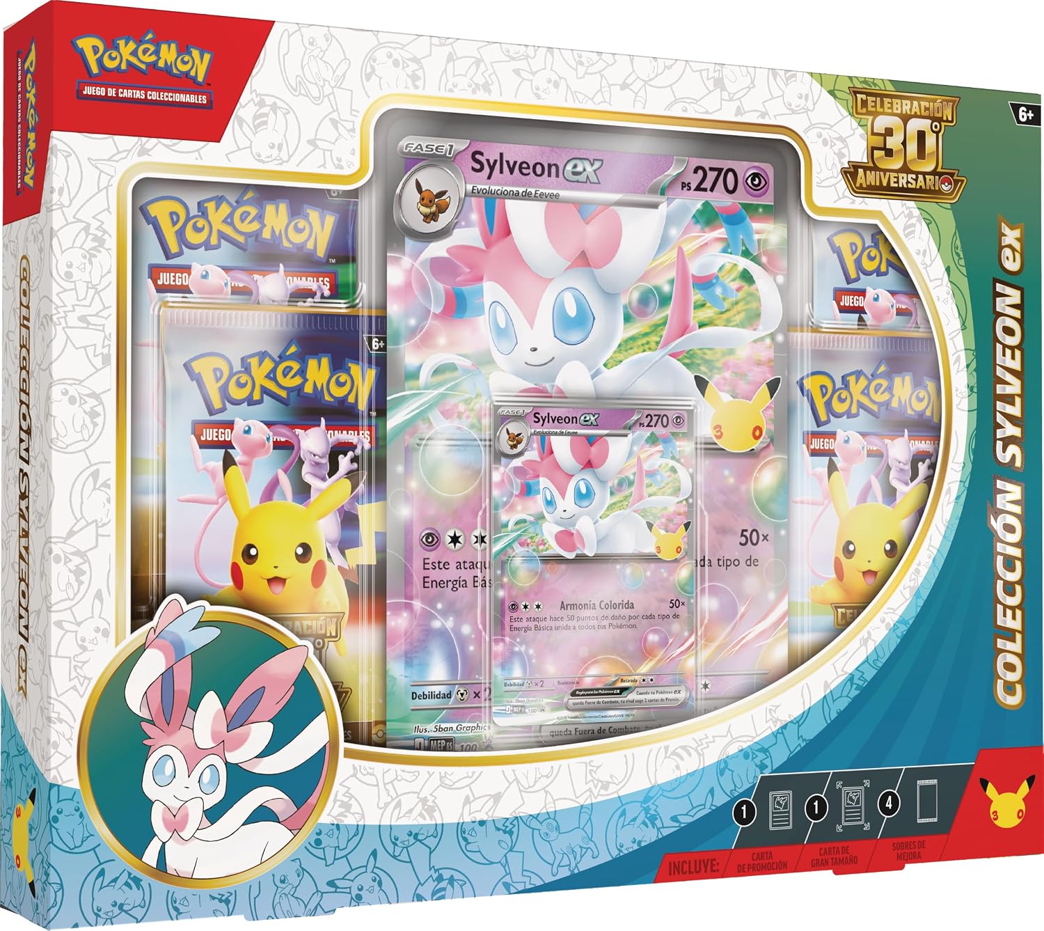 Fotografía del anuncio Amazon.es: Pokémon 30th Celebration Sylveon ex Collection