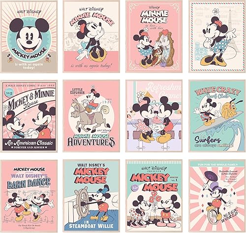 Miniatura 9 de BigWig Prints Arte de pared de Disney, pósteres de Disney, decoración de guardería de Disney, decoración de habitación de princesa Disney,