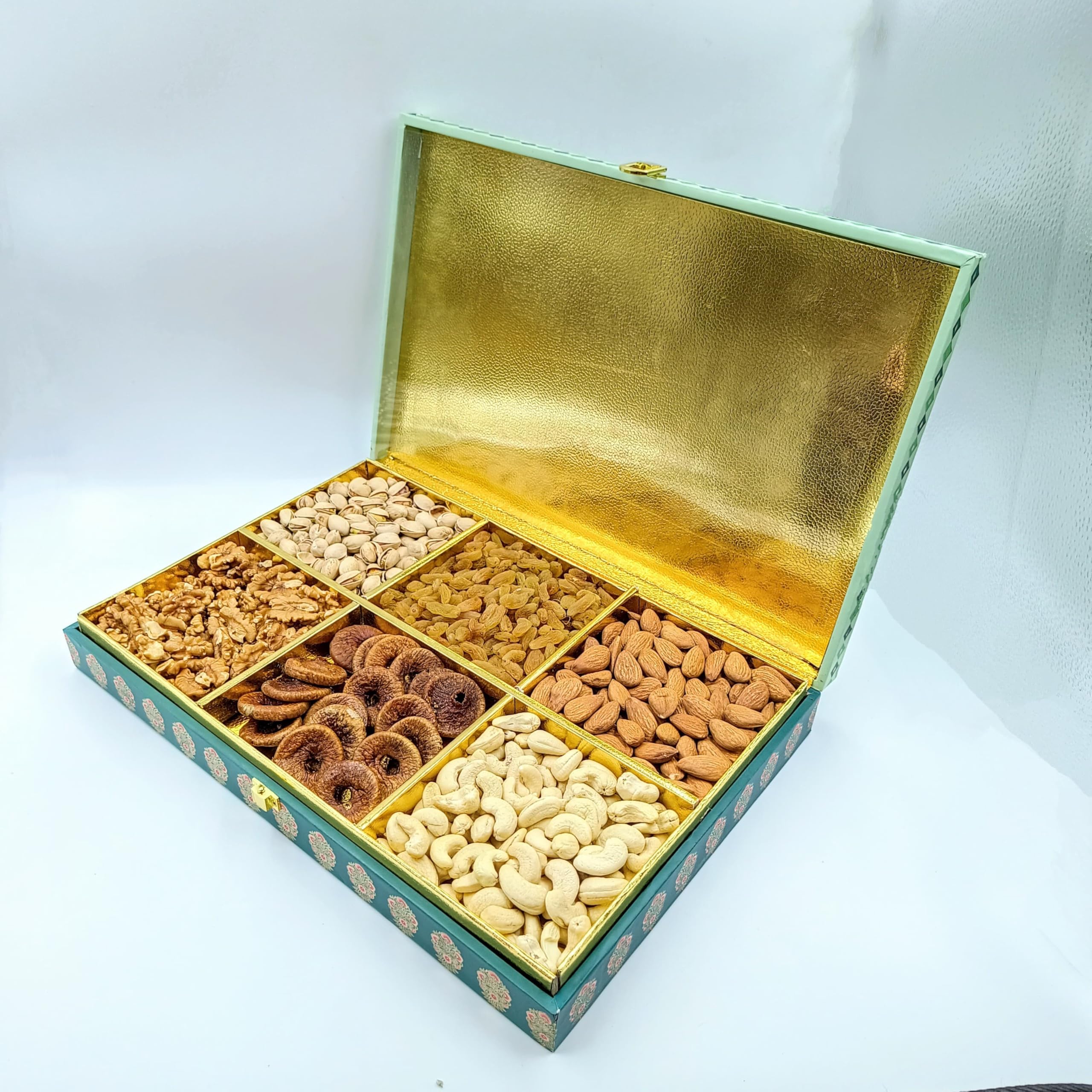 Raksha Bandhan gift for brother | Rakhi dry fruit gift hamper | Luxury gift hamper for festivals | S3 Sab Se Special Diwali Dry Fruit Gift Hamper | 600g Pack of 6 Premium Dry Fruits - Almonds, Cashews, Pistachios, Raisins, Walnuts & Dried Figs | 100% Natural | Healthy Festive Gift Box for Raksha Bandhan Diwali, Corporate & Family Gifting 1