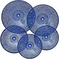 Vista 26 de MECCANIXITY Juego de platillos silenciosos de 14 pulgadas, 16 pulgadas, 18 pulgadas, 20 pulgadas, platillos de práctica de bajo volumen con bolsa