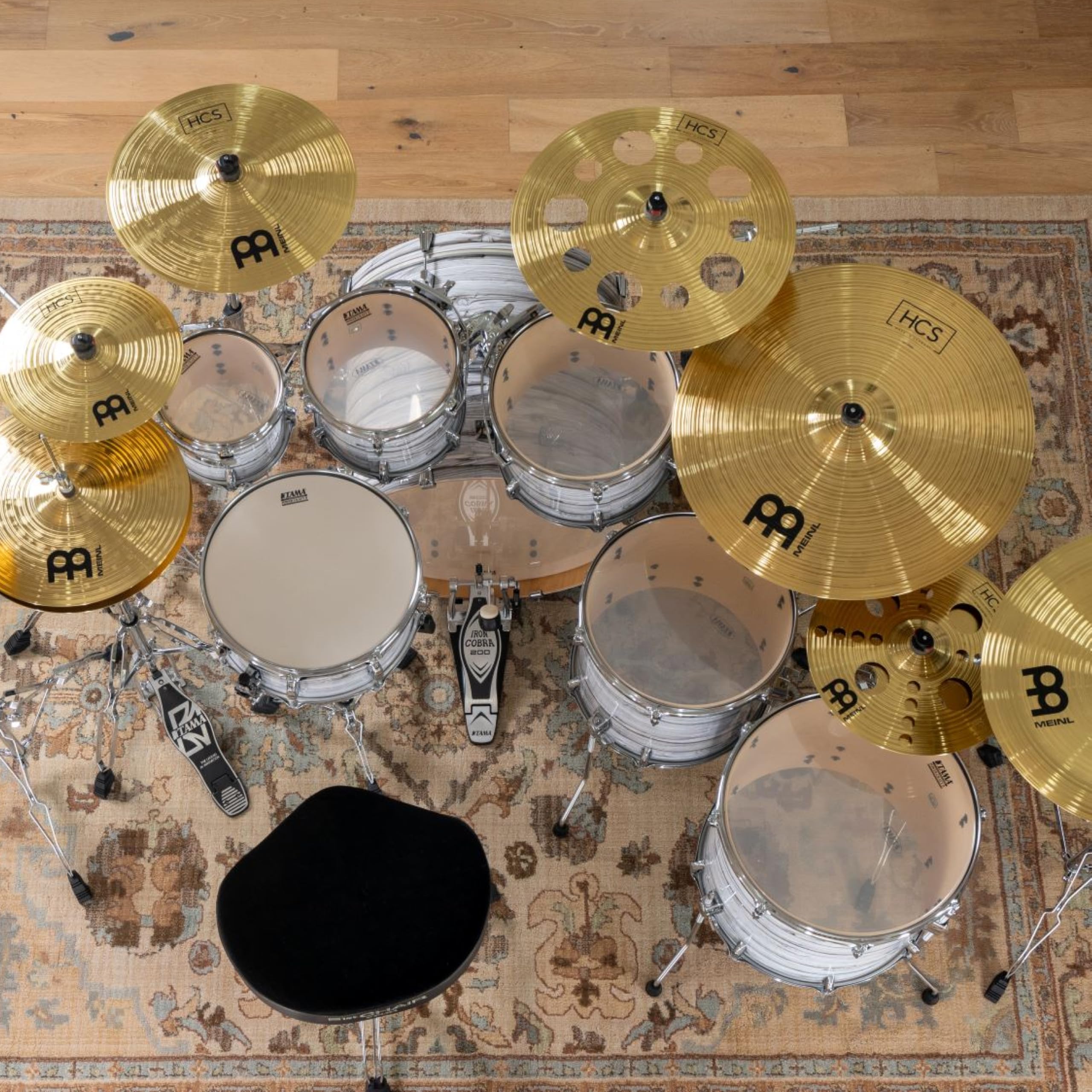 Meinl Cymbals HCS piatto Trash Stack 14 pollici (35,56cm) per Batteria – Finitura Tradizionale Ottone, Made In Germany (HCS14TRS)