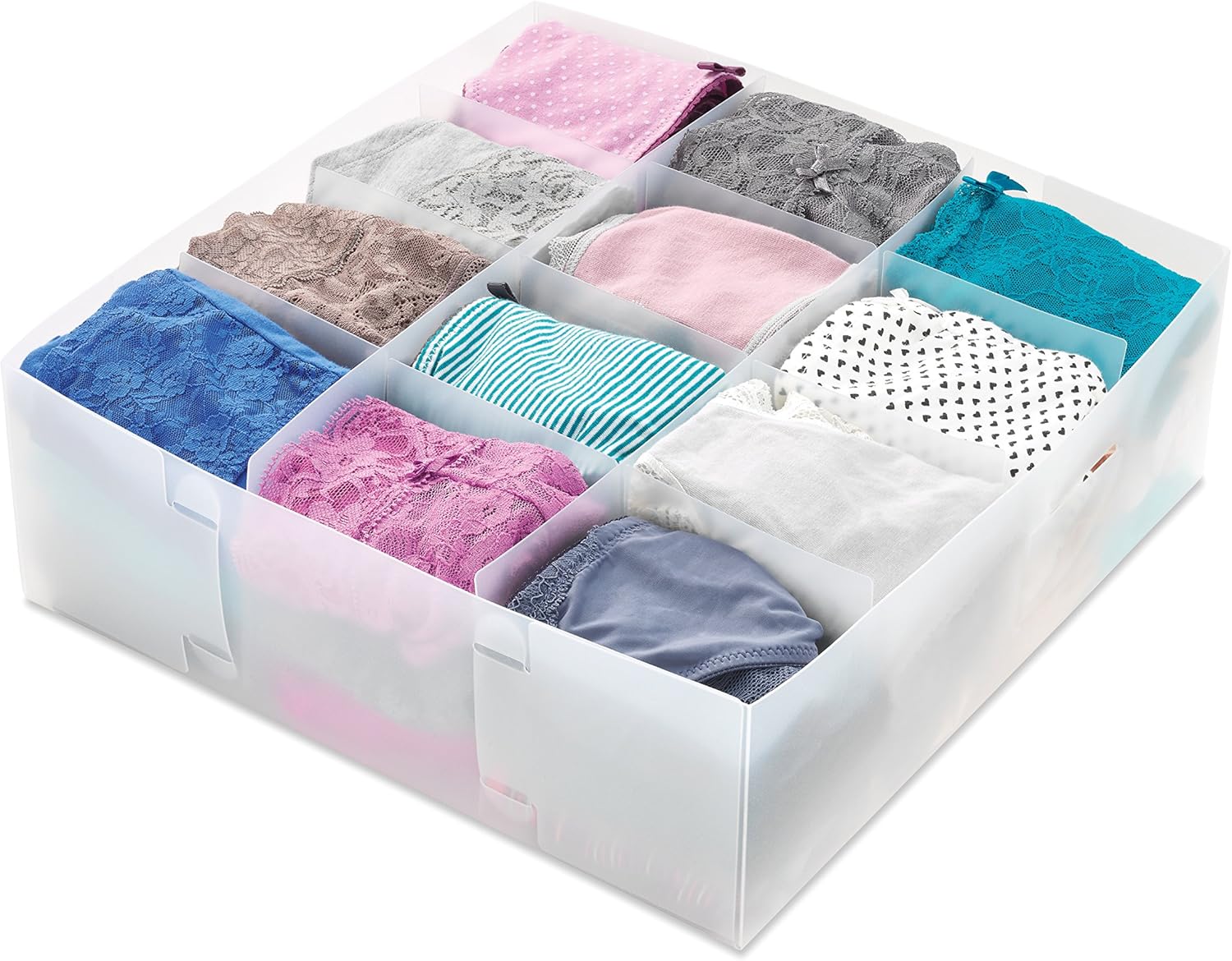 Amazon.com: Whitmor 12 Section Drawer Organizer (Pack of 12) : Home ...