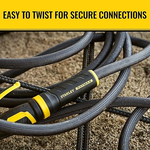 Miniatura 4 de Stanley FATMAX - Manguera de jardín de tela con acoplamiento giratorio de 100 pies x 58 pulgadas