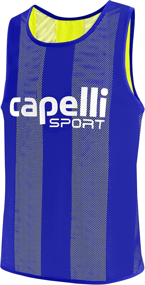 Capelli Sport Pinnie deportivo unisex para adultos, chaleco de práctica de malla para fútbol, ​​fútbol y baloncesto