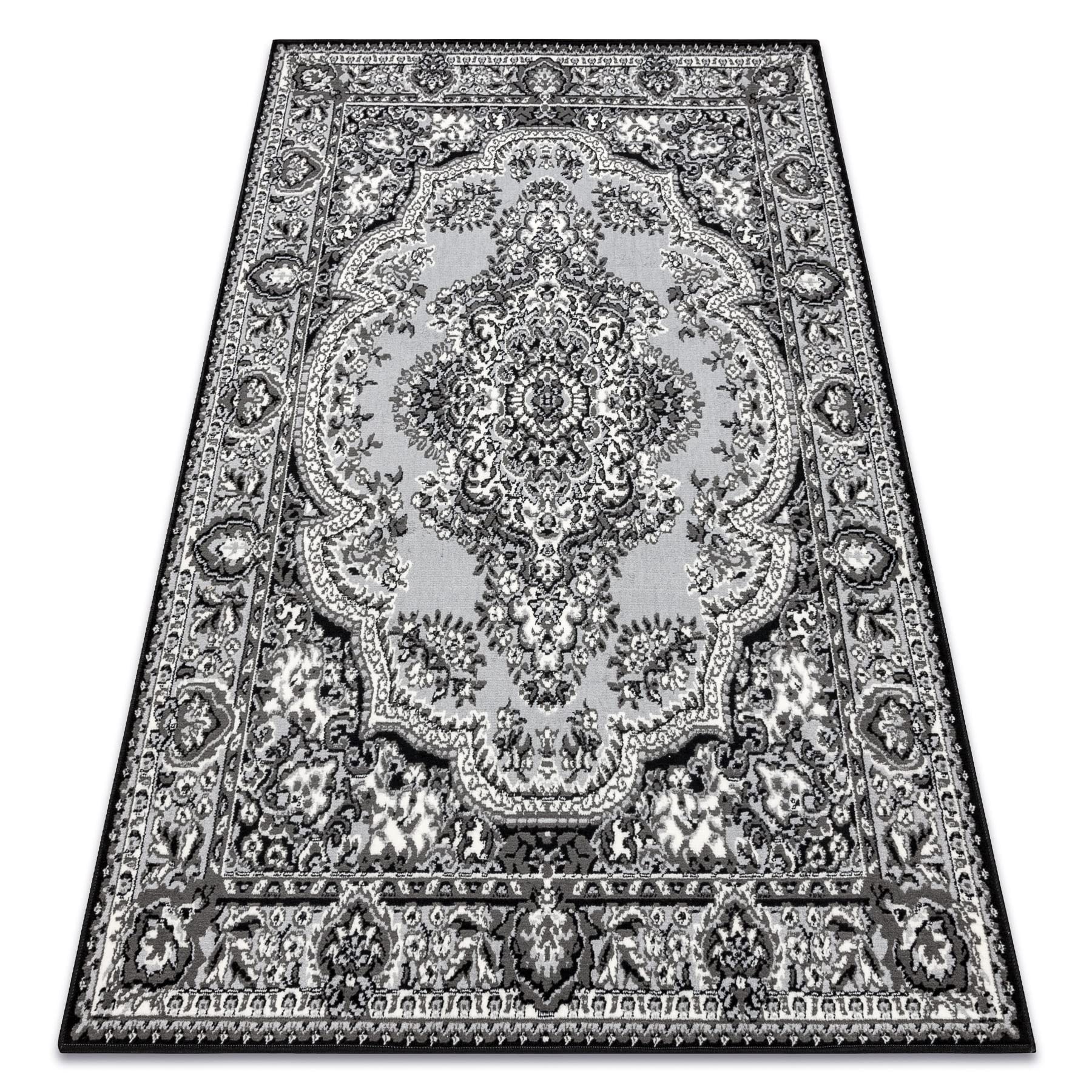 Tapis design intemporel gris Morad WIOSNA 120x170 rectangulaire
