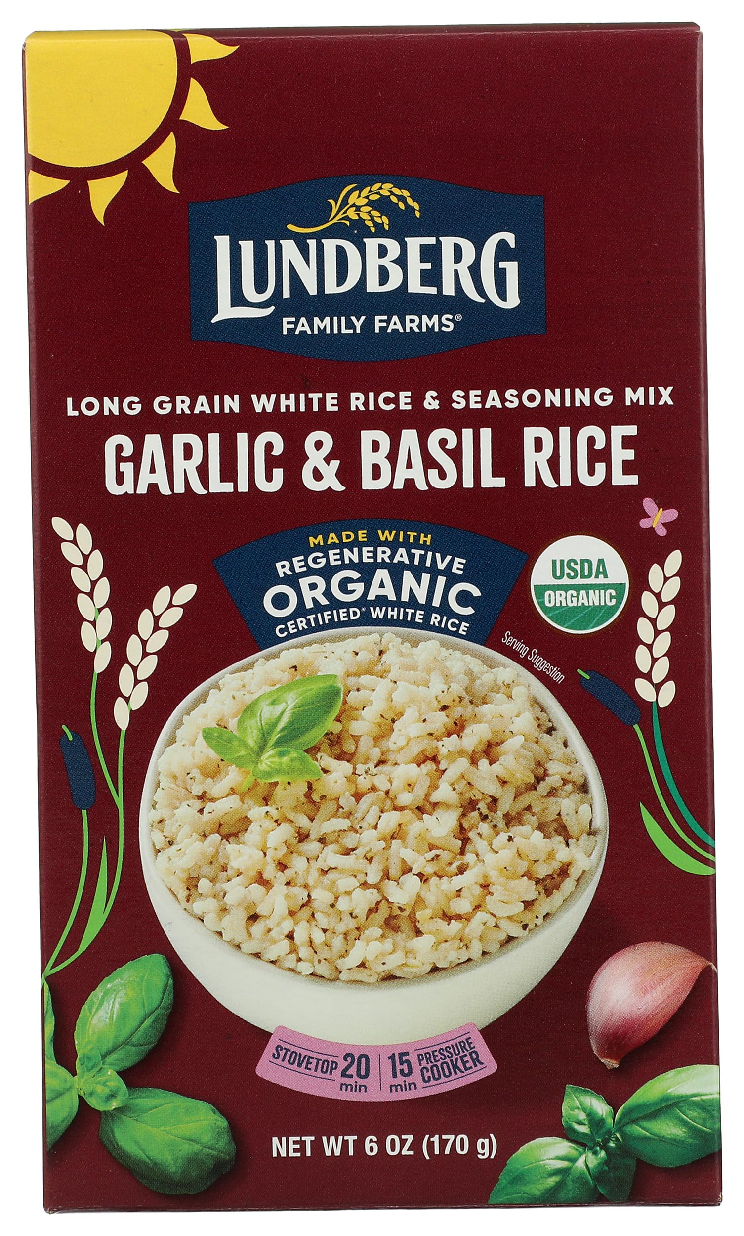 LUNDBERG MIX RICE WG & WLD RICE GR 6 OZ