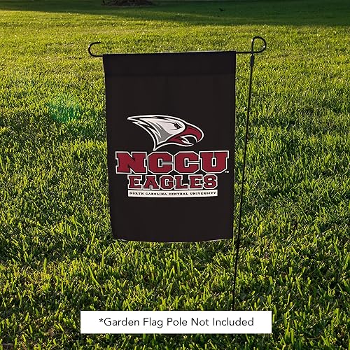 Miniatura 5 de Bandera de jardín de la Universidad Central de Carolina del Norte NCCU Eagles Banner 100% poliéster (diseño A)