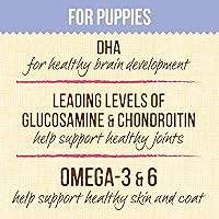 Vista 6 de Merrick Lil' Plates - Alimento seco prémium para cachorros sin cereales, para perros pequeños, croquetas de pollo real y batata, bolsa de 12.0 libras