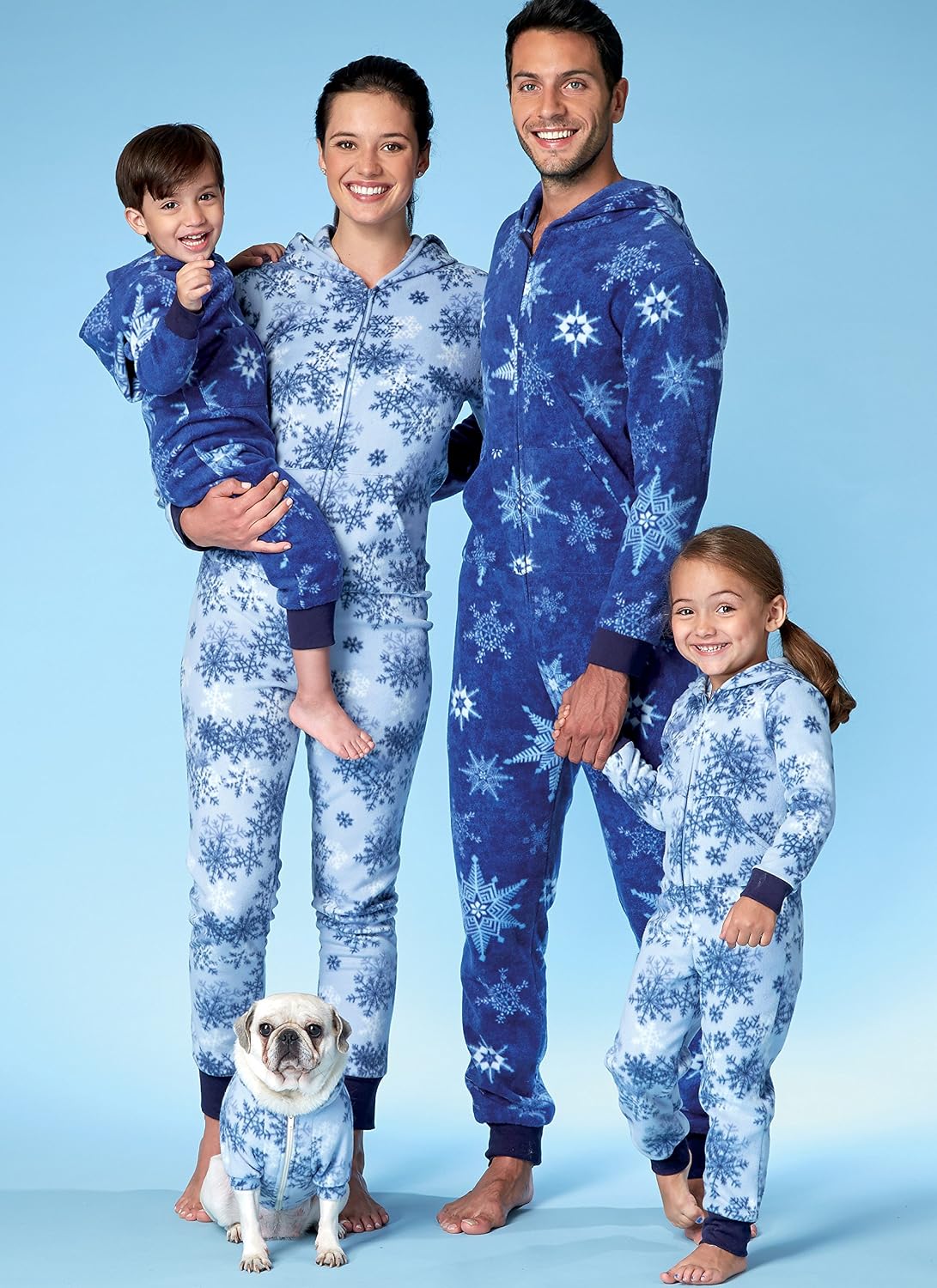 McCall's Patterns Hooded Jumpsuits And Dog Coat With Kangaroo Pocket