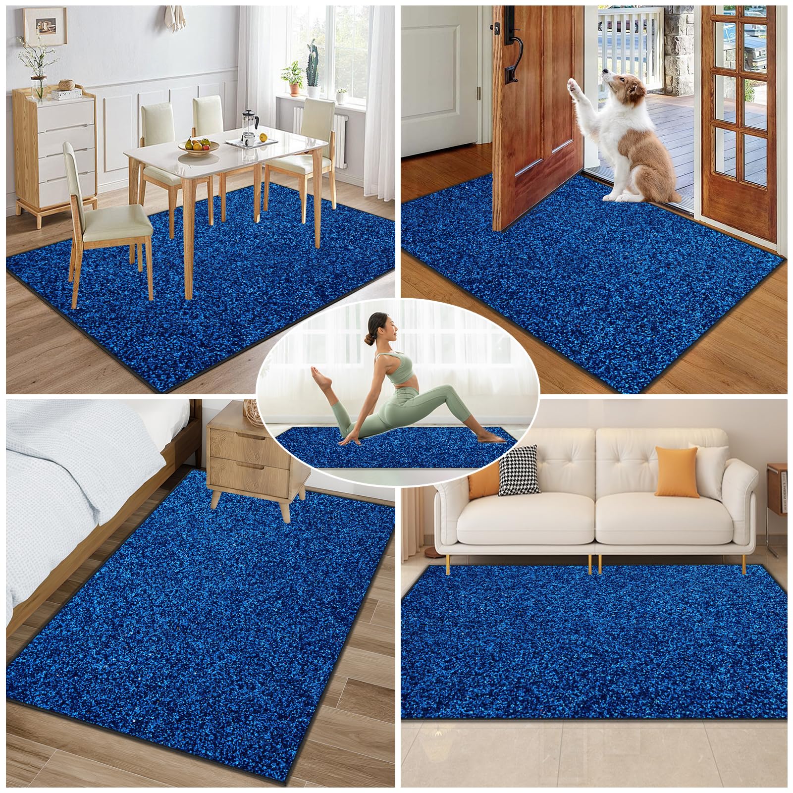 Tappeto Salvapavimento Antiscivolo Sedia Ufficio 200 x 250 cm