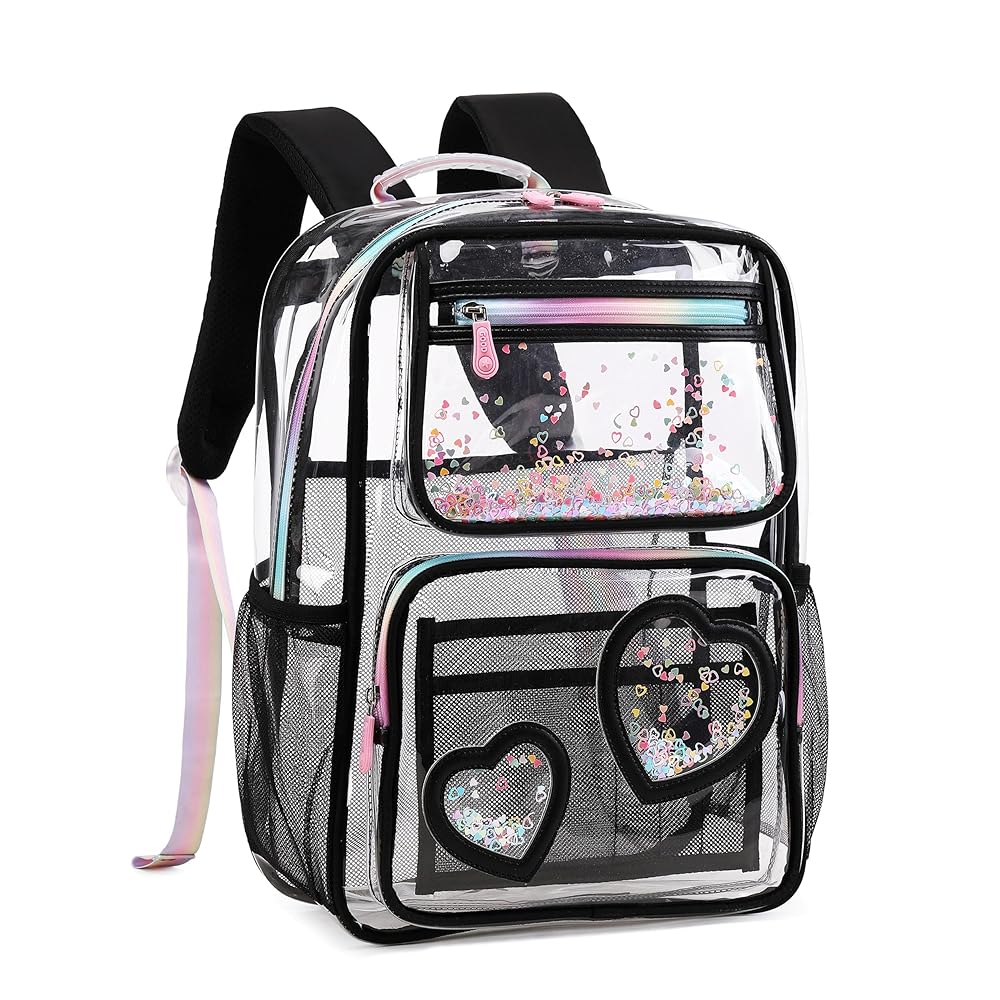 Cute Clear Clear Book Bags For School Cute Clear Backpacks For