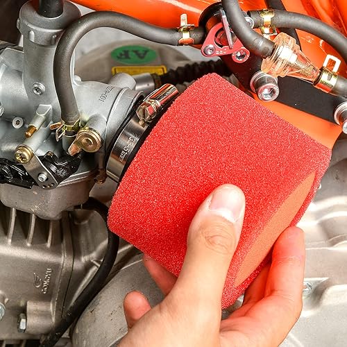 Miniatura 5 de RUTU Filtro de 1.496 pulgadas, esponja de espuma de alto rendimiento para motocicleta XR50 CRF50 XR CRF 50cc 90cc 110cc 125cc 150cc 200cc 4 tiempos
