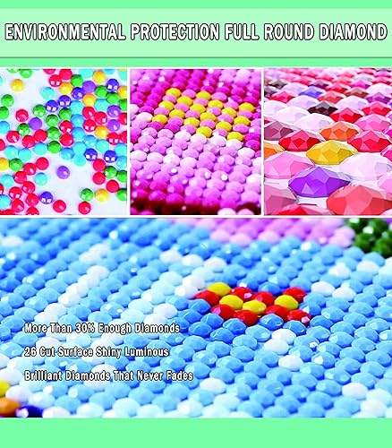 Miniatura 4 de Kits de pintura de diamantes para adultos, arte de diamantes de imitación, arte de Halloween, lienzo HD para bricolaje, taladro completo 5D