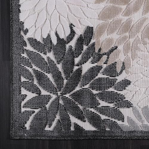 Miniatura 155 de CAMILSON Indoor Outdoor Rug 5x7 Bohemian Medallion Floral Area Rugs for Indoor and Outdoor Patios Easy-Cleaning Non-Shedding Living Room Garden and