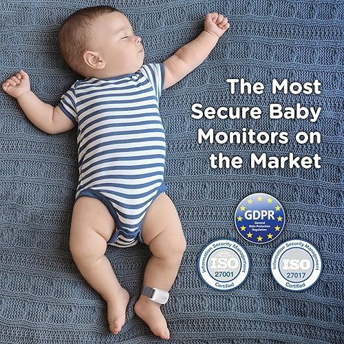 Miniatura 9 de HUBBLE CONNECTED Eclipse Sound Machine y Nursery Pal Touch Bundle Monitor inteligente WiFi de 5 pulgadas con cámara y audio soporte de pared