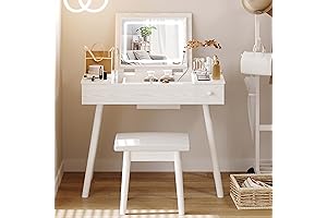 IRONCK Flip Up Vanity Set with Mirror