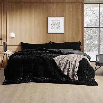 Byourbed are You Kidding Bare - Coma Inducer Queen Comforter - Black