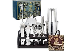 Aberdeen Oak Mixology Bartender Kit: Elevate Your Cocktail Crafting