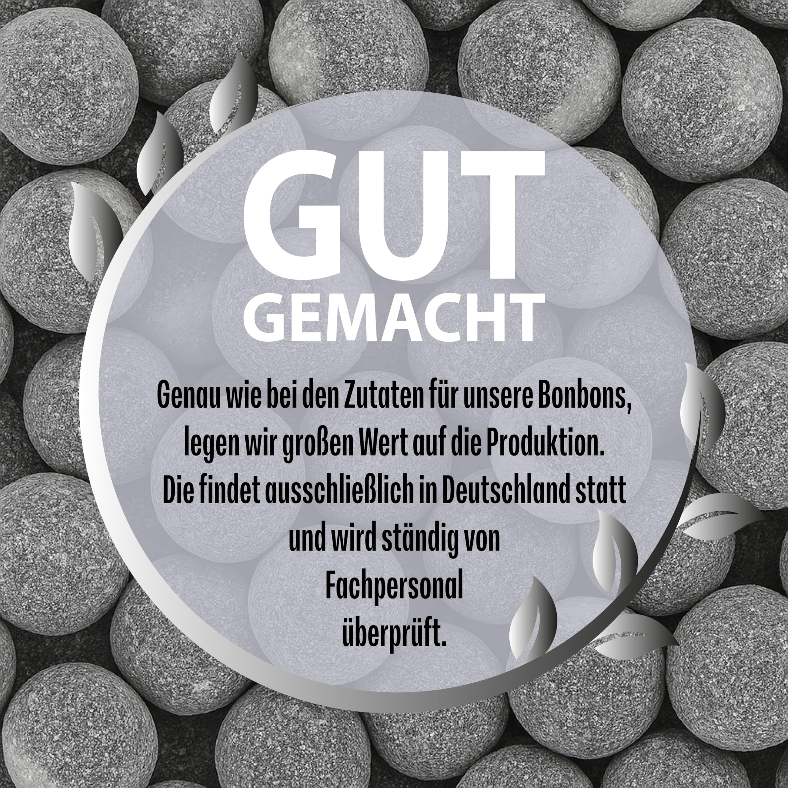 WILHELM Müller Salmiak Kugeln - Bonbons wie vom Jahrmarkt - Lakritz Kugeln mit weichem Kern - Süßigkeiten im praktischen Beutel aus Deutschland - 2500g