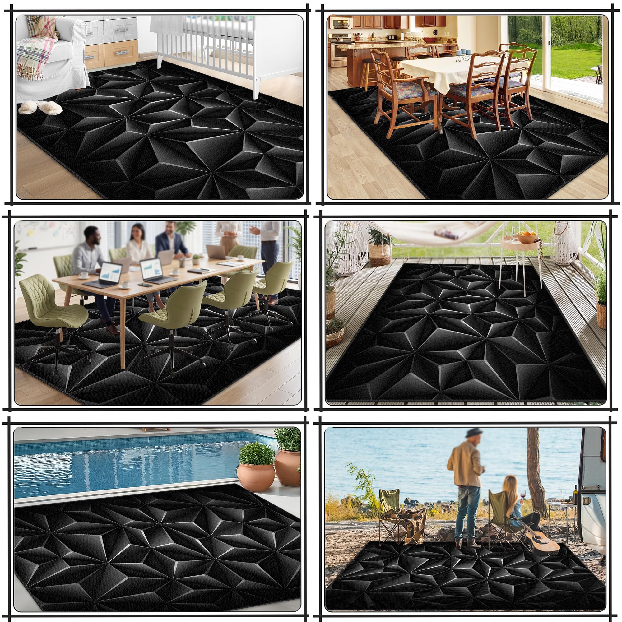 Dywan do sypialni do gier 160 x 210 cm Dywan do salonu dla graczy 3D Dywaniki do pokoju do gier Sofa Nocna Sofa Zmywalna Duże Antypoślizgowe Miękkie Dywaniki Dla Dzieci Nastolatki Chłopiec Dziewczęta