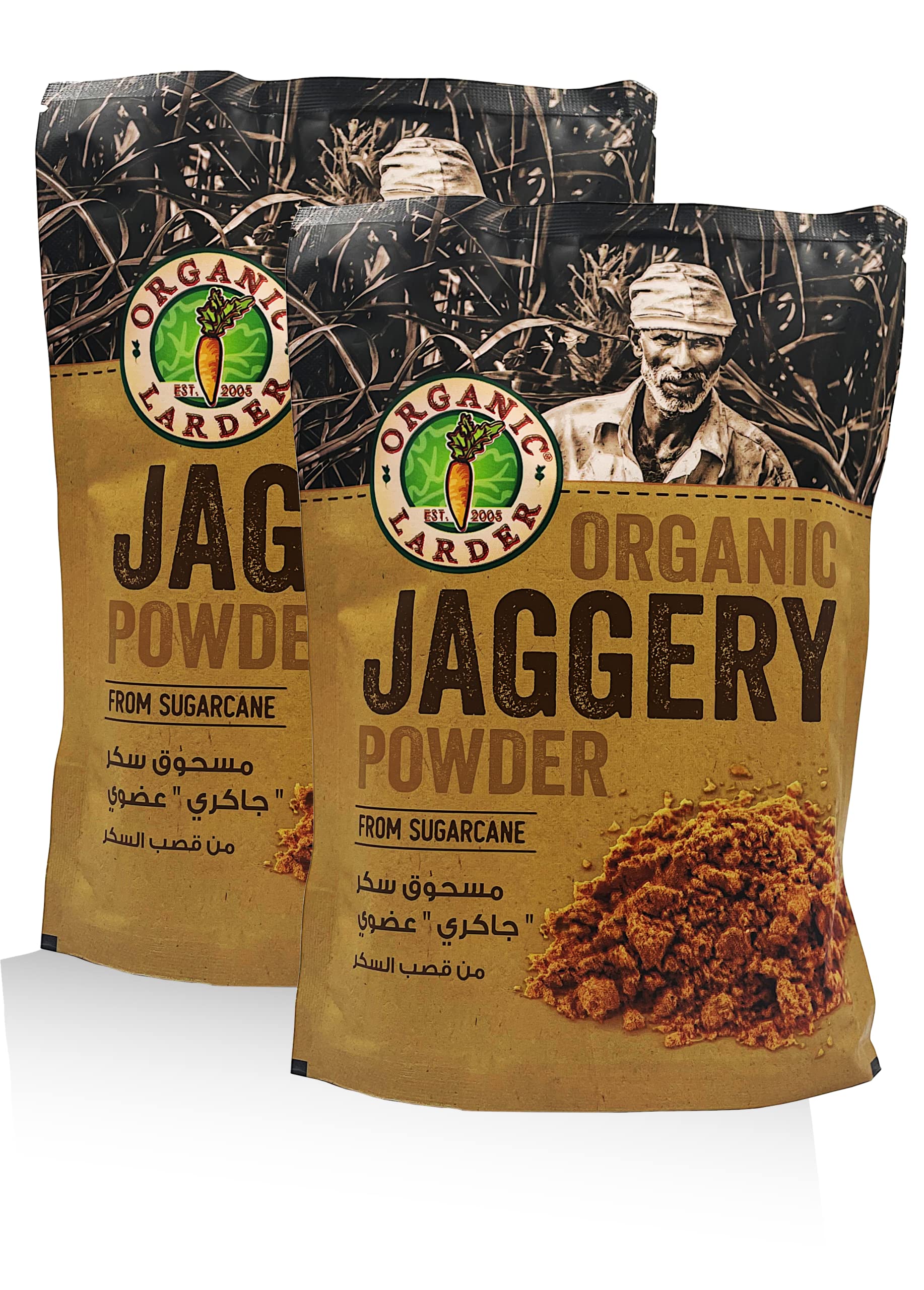 Organic Larder Jaggery Powder, , 500g (Pack of 2)