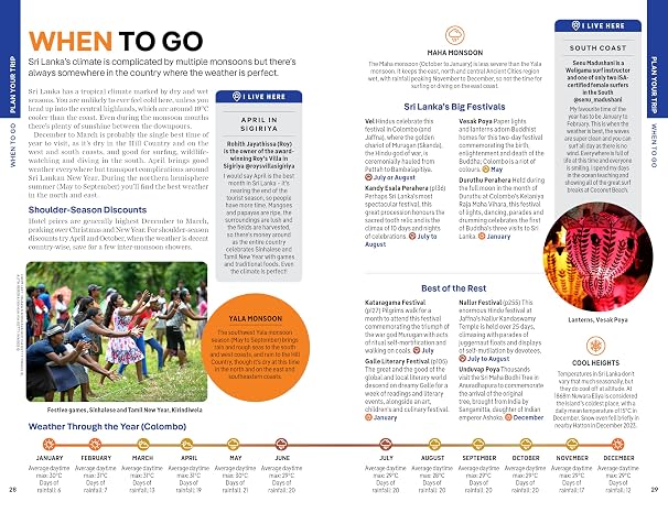 Lonely Planet Sri Lanka: Plan the Trip of a Lifetime | Detailed Itineraries & Maps | Insider Tips | Covers Colombo, The South, The Hill Country, The Ancient Cities and more (Travel Guide)