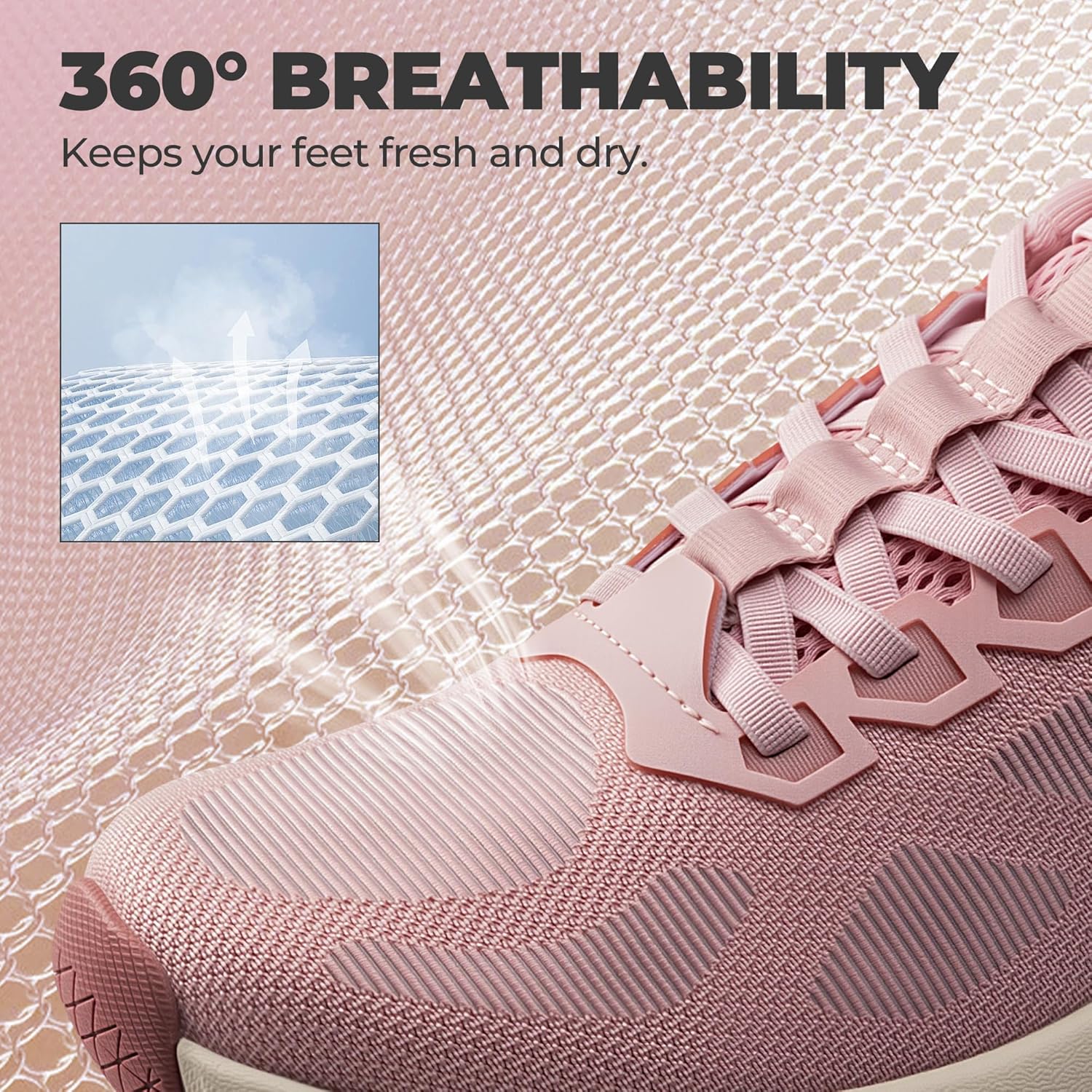 Women's Slip On Walking Shoes Hands-Free Cushion Running Tennis Non-Slip Comfortable Gym Workout Athletic Breathable Fashion Sneakers ActiveFlow - Image 9