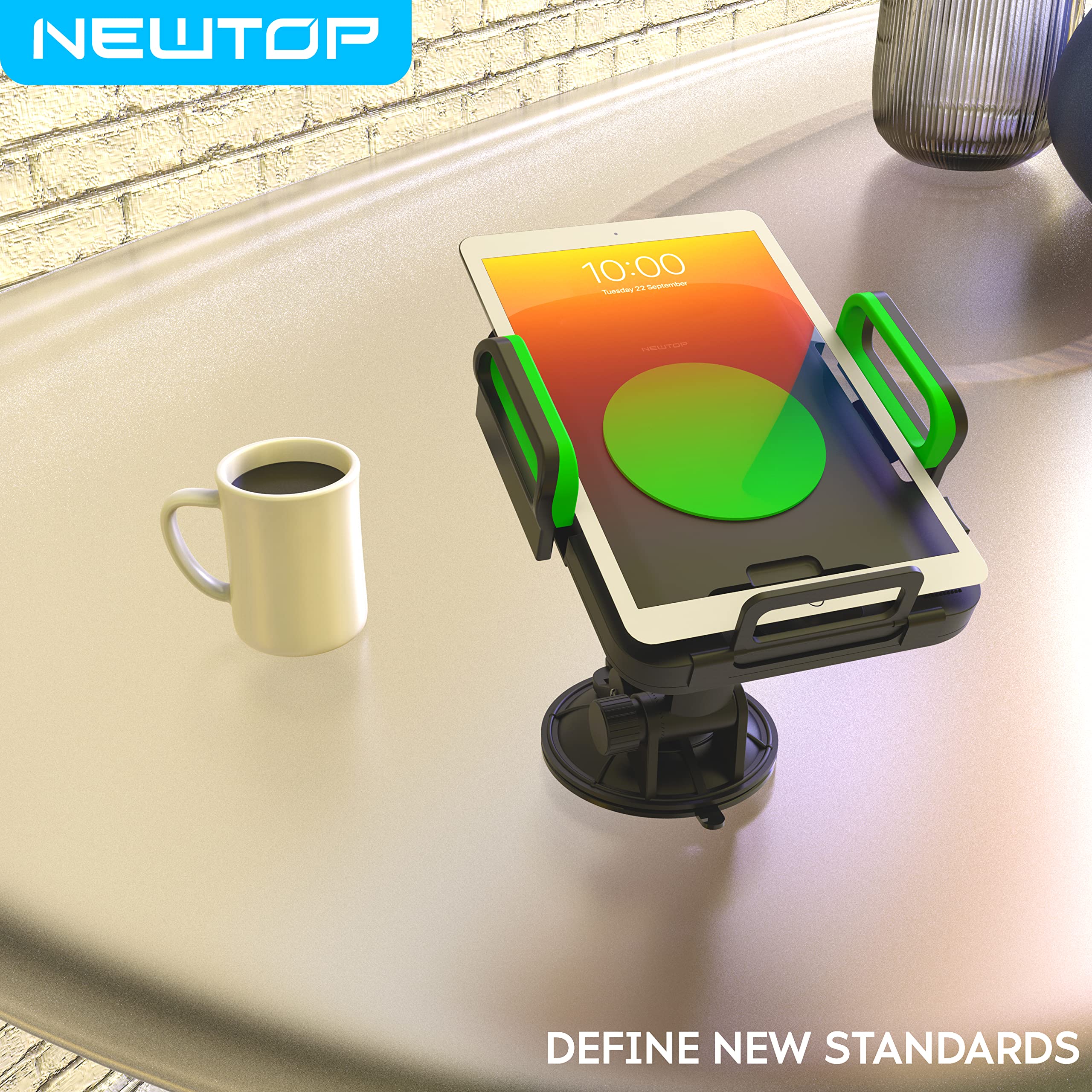 N NEWTOP Supporto Ventosa T-A da Auto Macchina Camper Camion Caravan Universale per Tablet da 7 a 12 Pollici Vetro Cruscotto Schermo Porta Reggi Regolabile Robusto Ruotabile 360 N NEWTOP Supporto Ventosa T-A da Auto Macchina Camper Camion Caravan Universale per Tablet da 7 a 12 Pollici Vetro Cruscotto Schermo Porta Reggi Regolabile Robusto Ruotabile 360