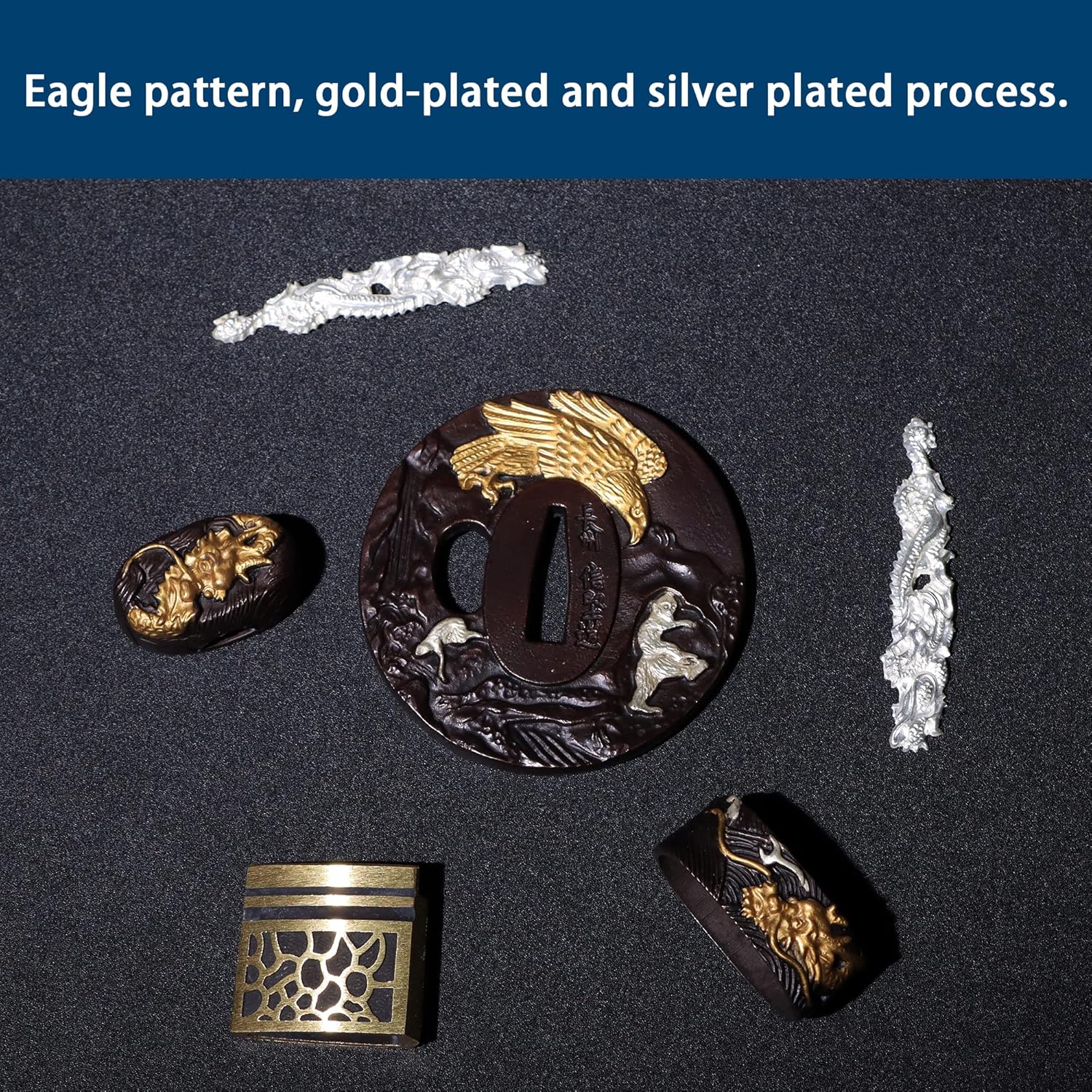 entez Handmade Samurai Sword Real Katana Sword Real Sharp Full Tang High Hardness Damascus Steel Blade Authentic Katana for Collection