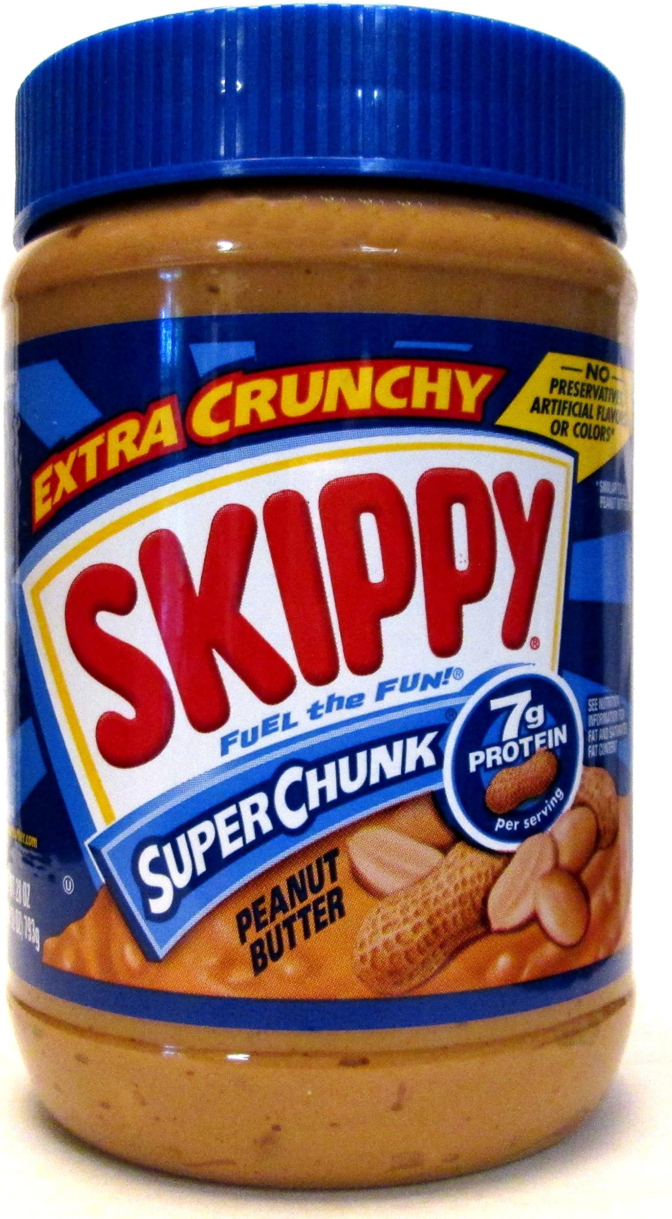 Skippy Extra Crunchy SuperChunk Peanut Butter (Pack of 2) 28 oz Jars
