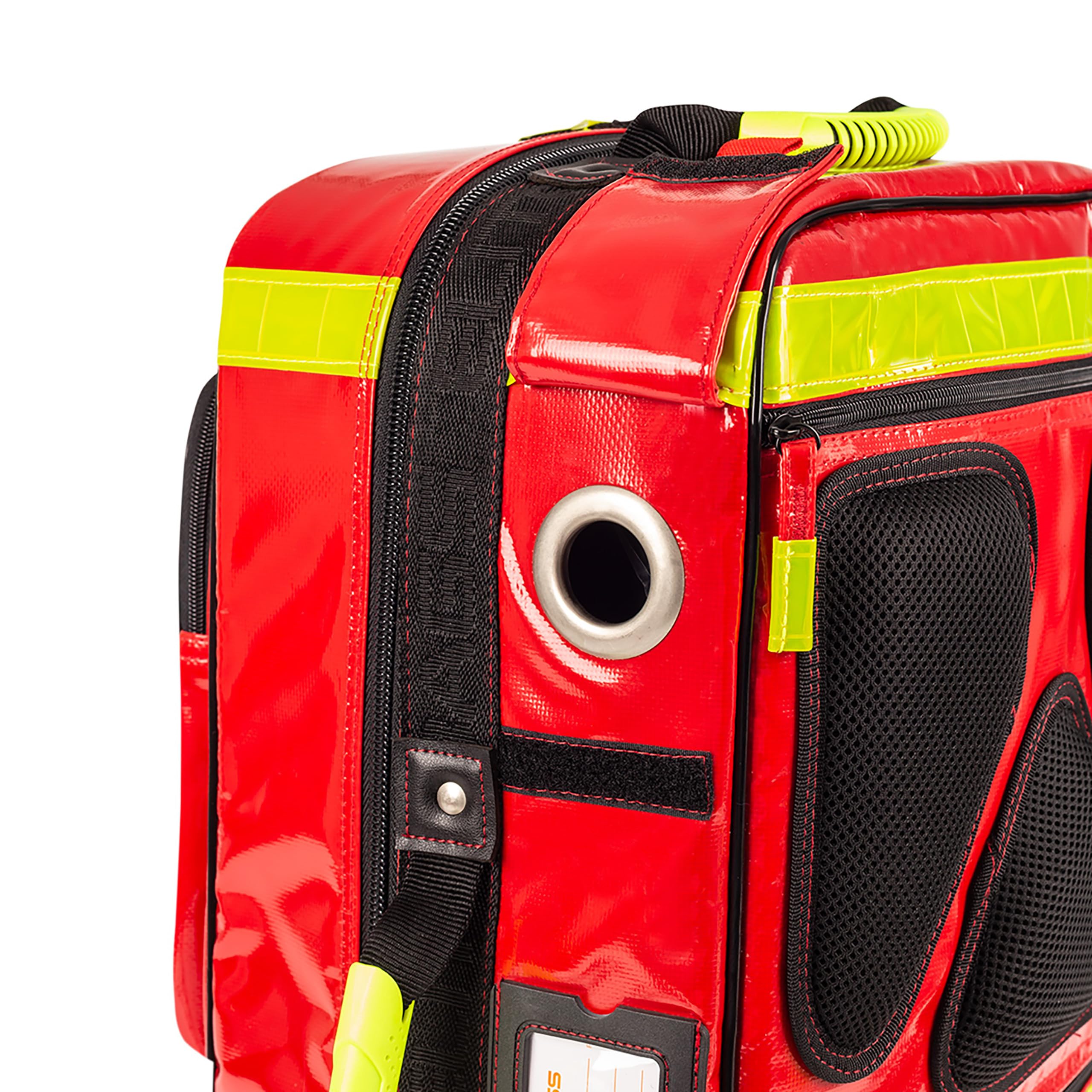 ELITE BAGS - EMERAIR PLANE Notfallkoffer | rot | robuster Notfallrucksack | ergonomisches Rucksack-Tragesystem | inkl. Modultaschen | Stoß-Schutz und Polsterung