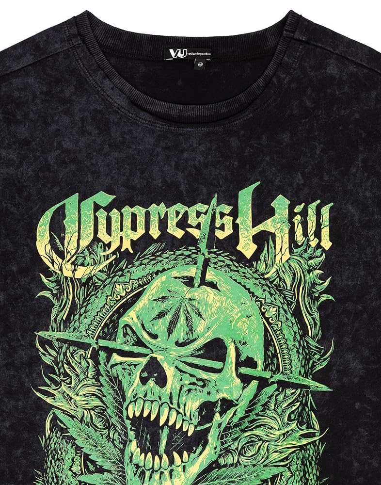Amazon.com: Cypress Hill T-Shirt Unisex Women Men Skull Band