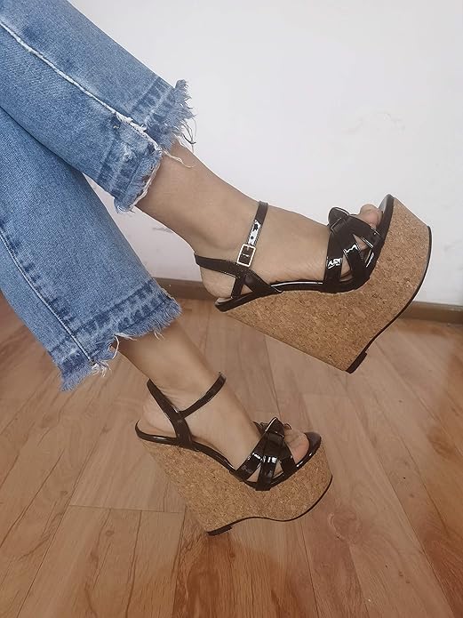high wedge sandal platform