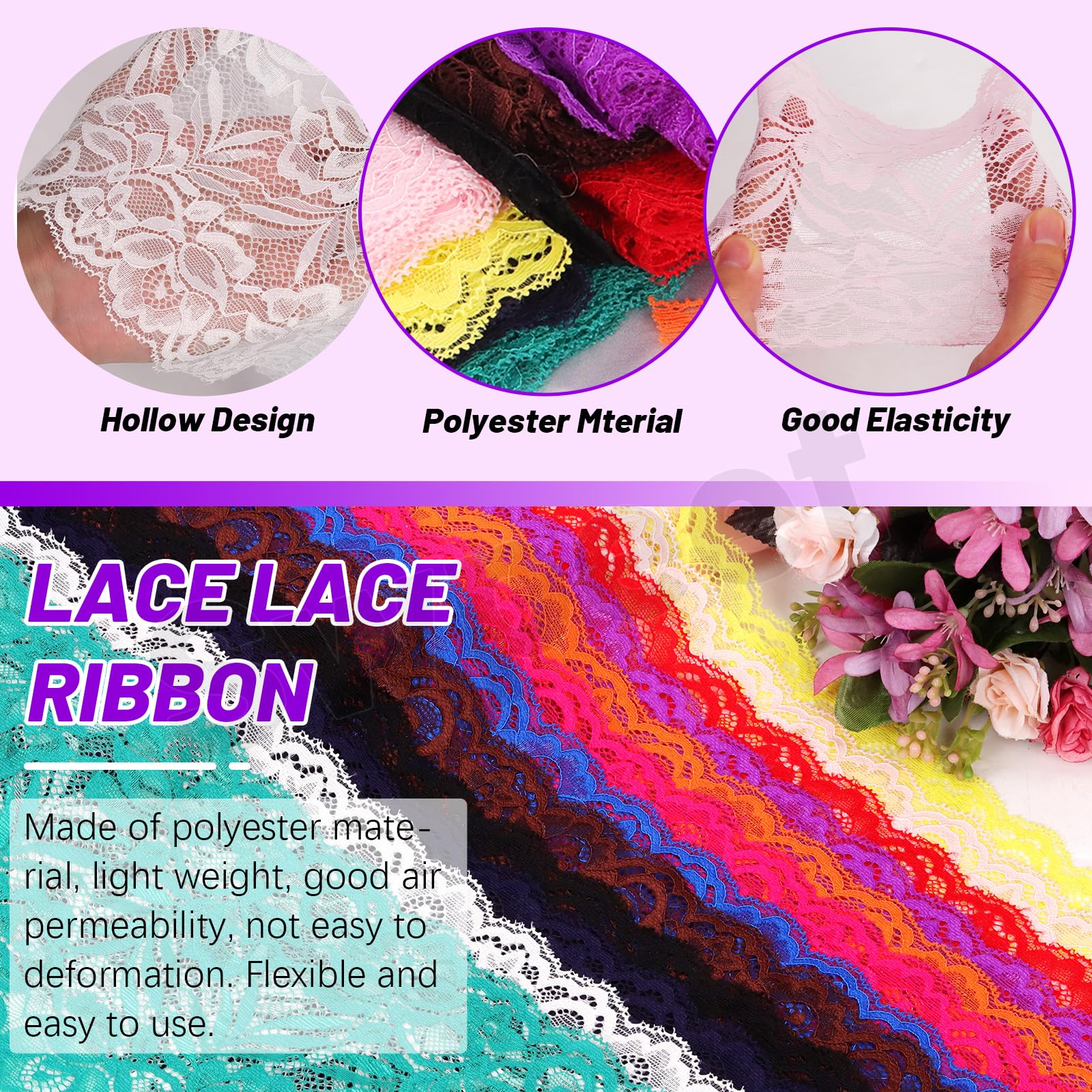 NASTRO ELASTICO con paillettes Accessori capelli per bambini Inca