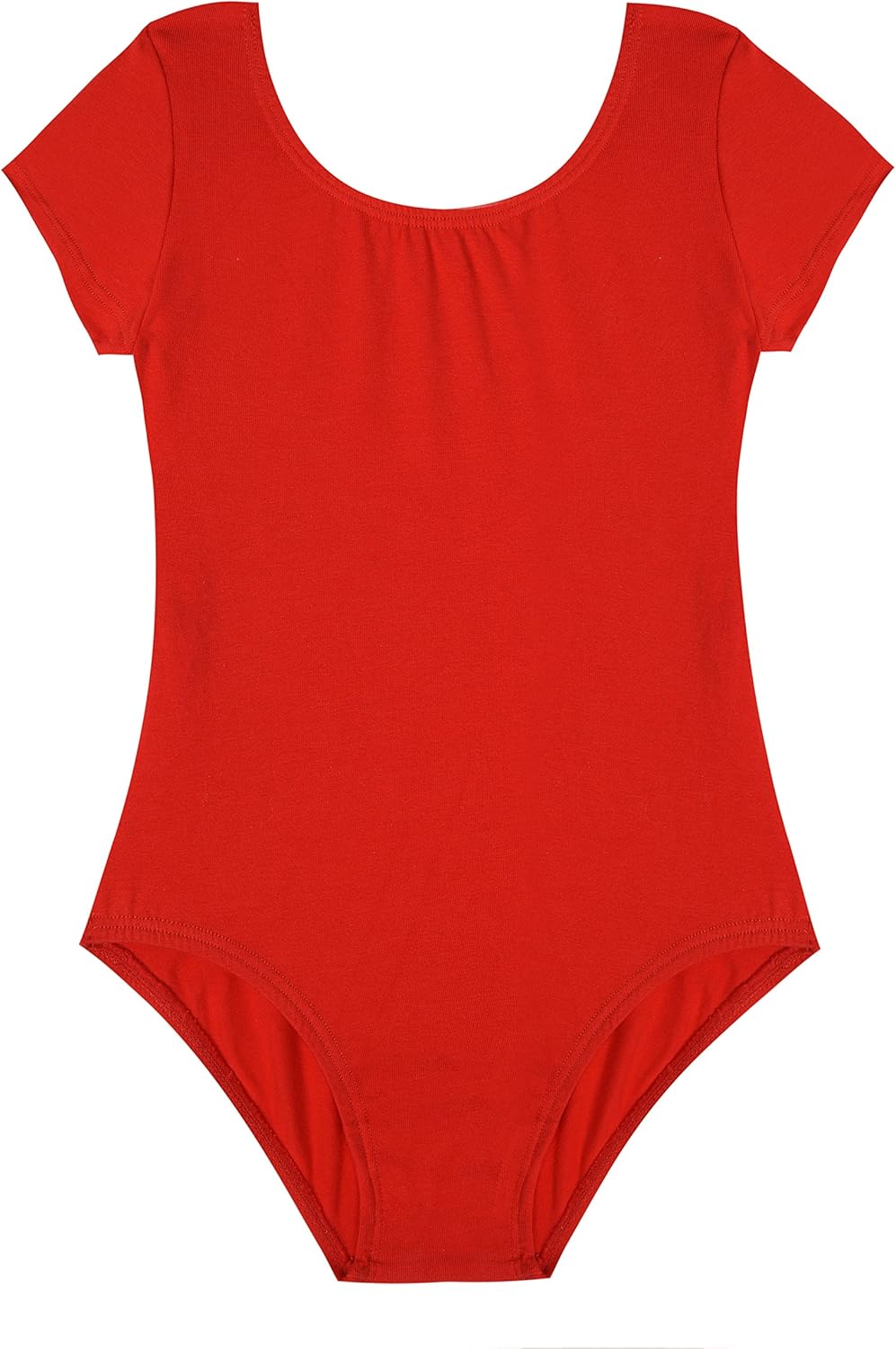 DANSHOW Girls Short Sleeve Leotard with Skirt Kids Dance Ballet Tutu Dresses - Image 4