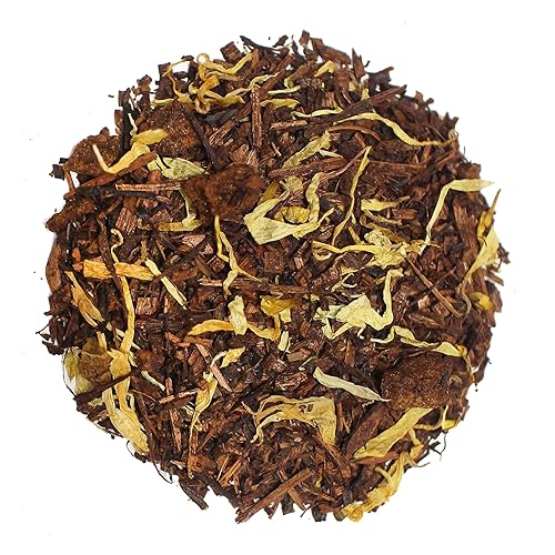 The Tea Farm - Té de hierbas de albaricoque Honeybush Rooibos - Té de hierbas sueltas africanas (bolsa de 2 onzas)
