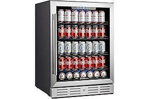 24 inch Beverage Refrigerator Ideal for Small Spaces and Entertainment Areas