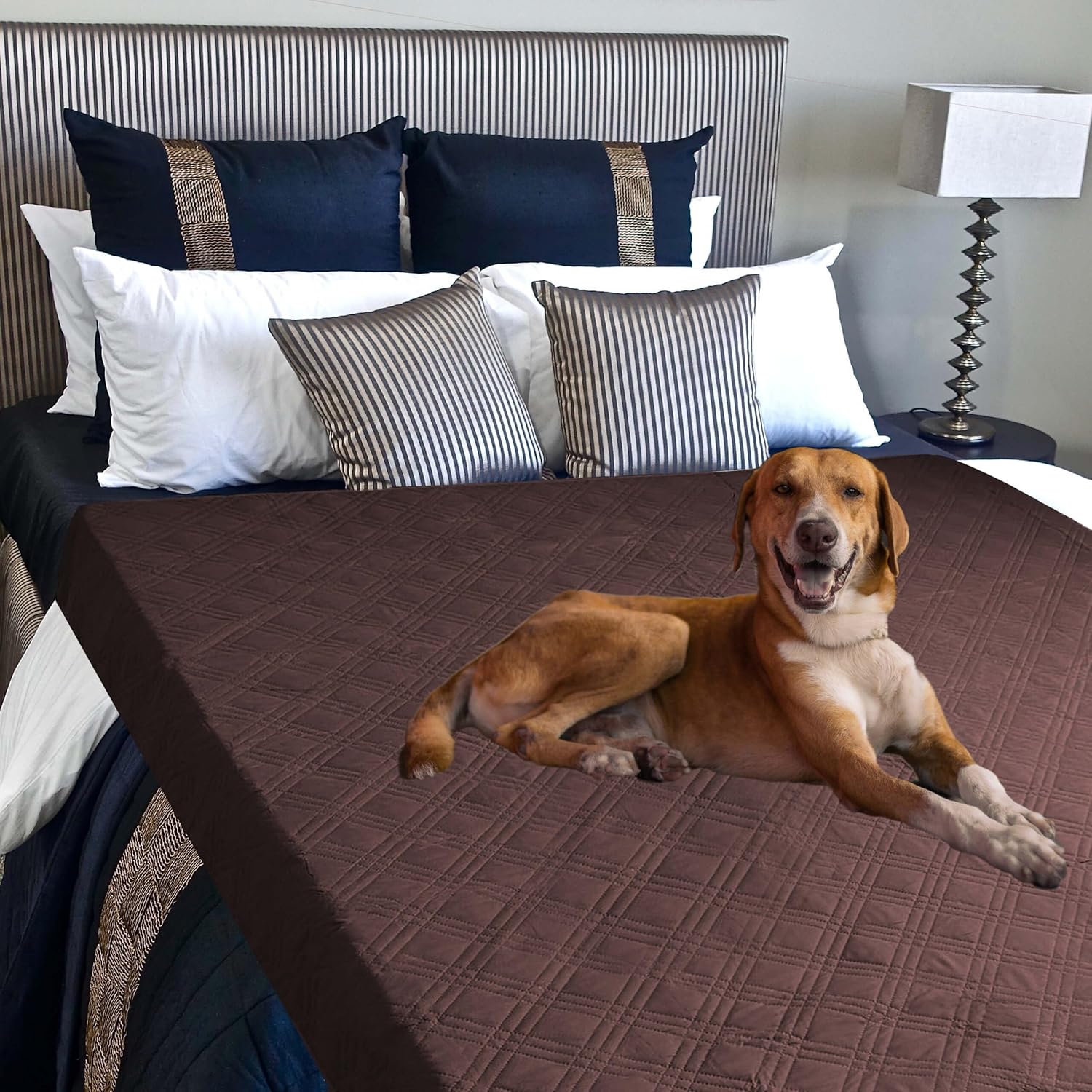 PETHUR Waterproof Bed Cover for Dog Puppy Cat, Pet Blanket