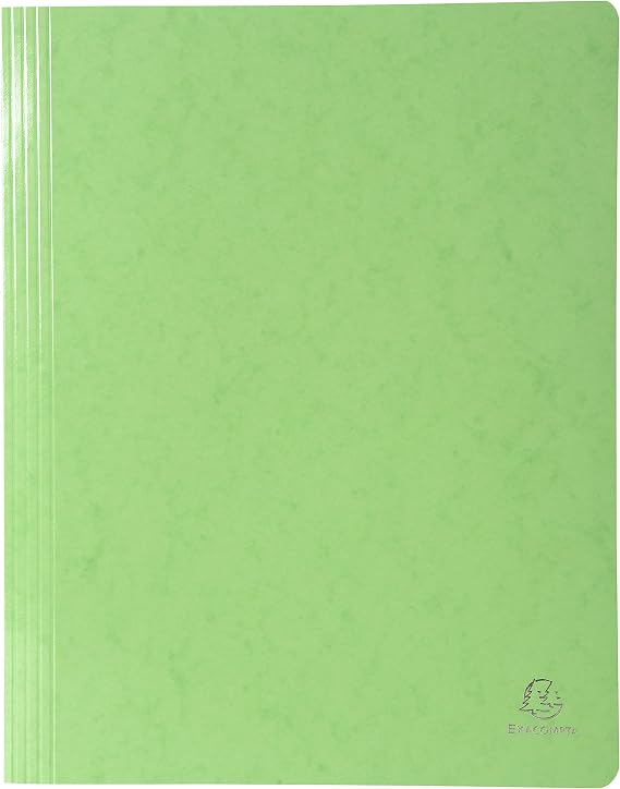 Exacompta Pack of 25 Iderama Premium File Folders Made in Germany Made from Extra-Strong Colorspan Cardboard Assorted Colours for DIN A4 Commercial Binding Staplers Ideal for Office and School