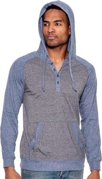 True Rock Mens Lightweight Pullover Hoodie