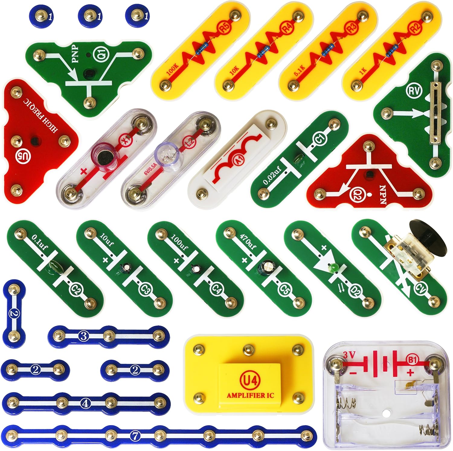 Snap Circuits UC-30 Electronics Exploration Upgrade Kit | SC-100 to SC-300 | Upgrade Junior to Classic