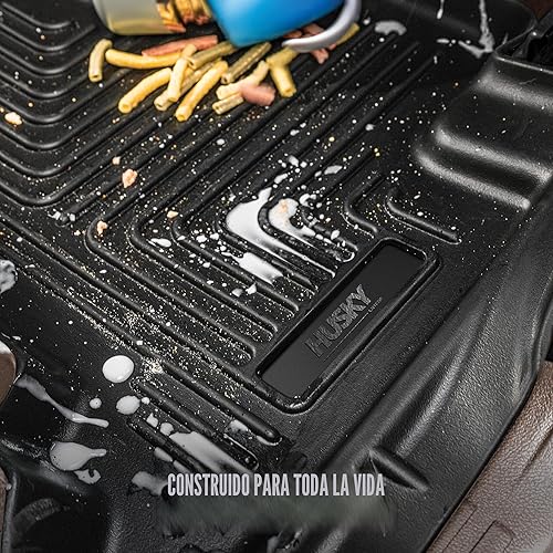 Miniatura 9 de Husky Liners alfombrillas Weatherbeater Compatible con Ford F-150 2015-2025 (incluye 2022-2025 Lightning) SUPERCREW CAB SOLO con alfombra y sin