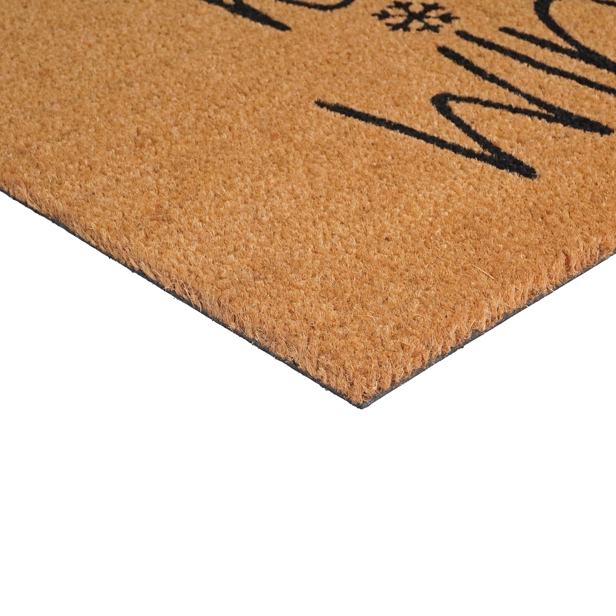 Felpudo Calloway Mills Hello Winter (Multi, 24 x 48 x 0.6 Pulgadas)
