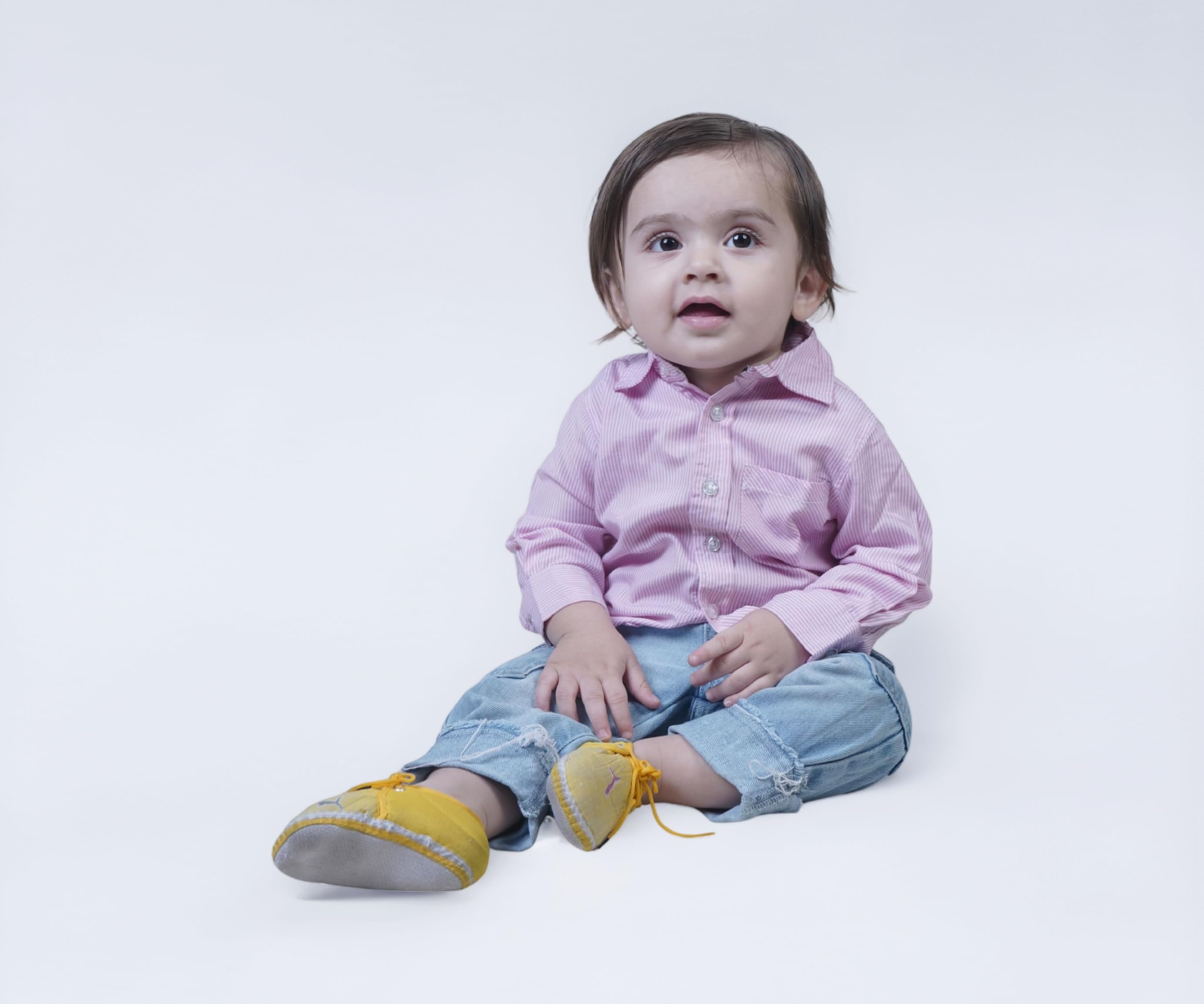 Baby Boy Colared Shirt Multicolour
