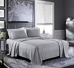 Bed Sheets - Twin Sheet Set [4-Piece, White] - Hotel Luxury 1800 Brushed Microfiber - Soft and Breathable - Deep Pocket Fitted Sheet, Flat Sheet, Pillow Cases