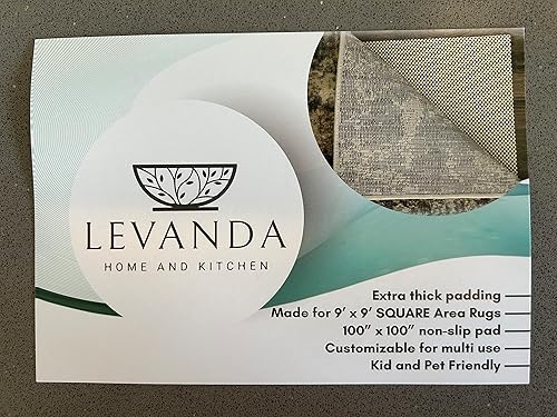 Miniatura 5 de Almohadilla cuadrada extra gruesa antideslizante de 9 x 9 pies